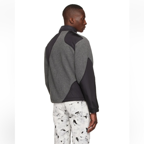 HELIOT EMIL Paneled Fleece Jacket- M - Picture 9 of 11